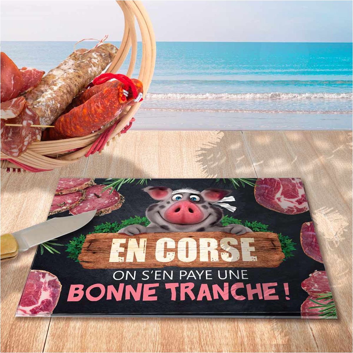Corsica decorative coasters