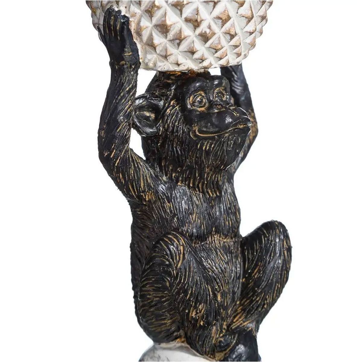 Pineapple Monkey Candle Holder in Resin