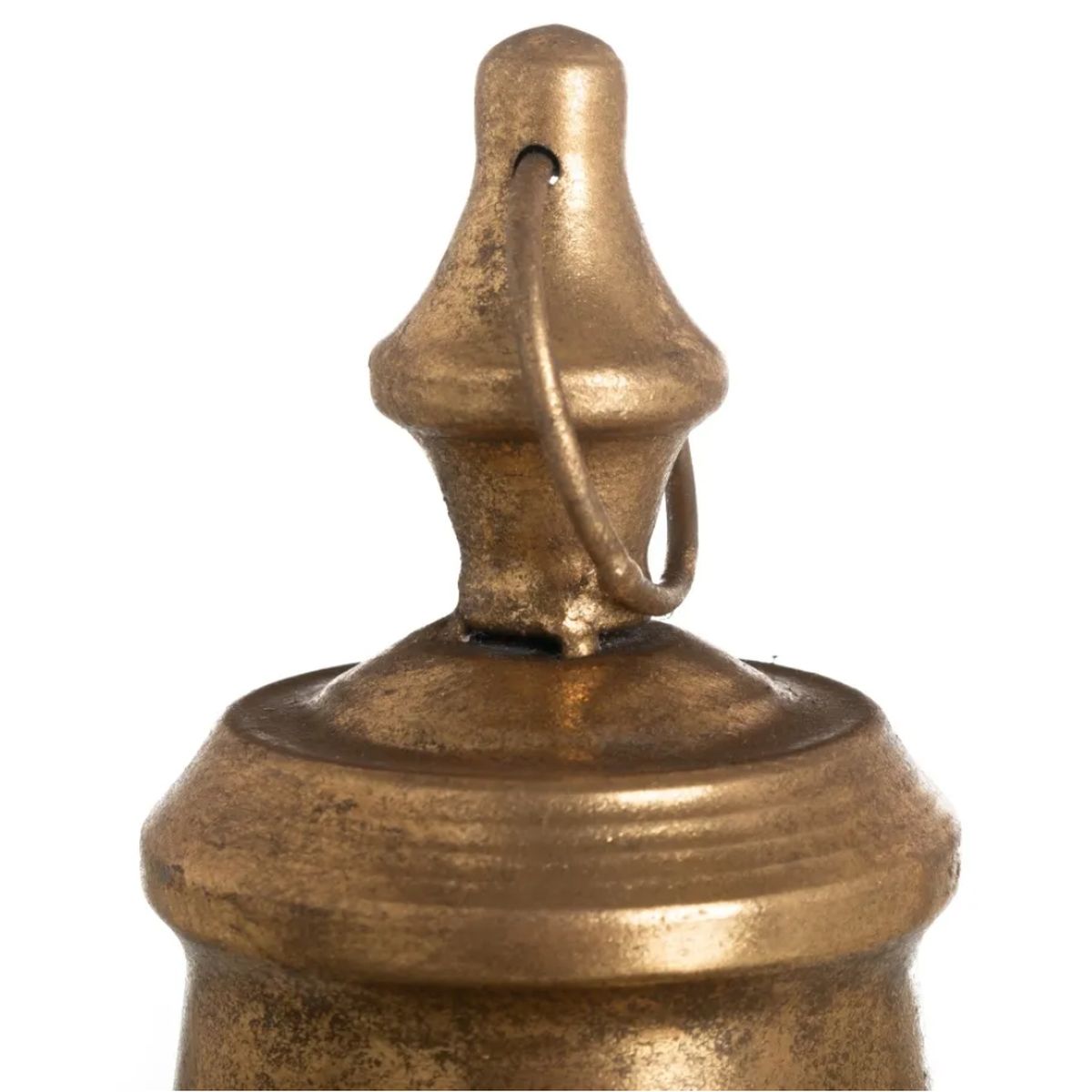Large decorative bell in gold metal