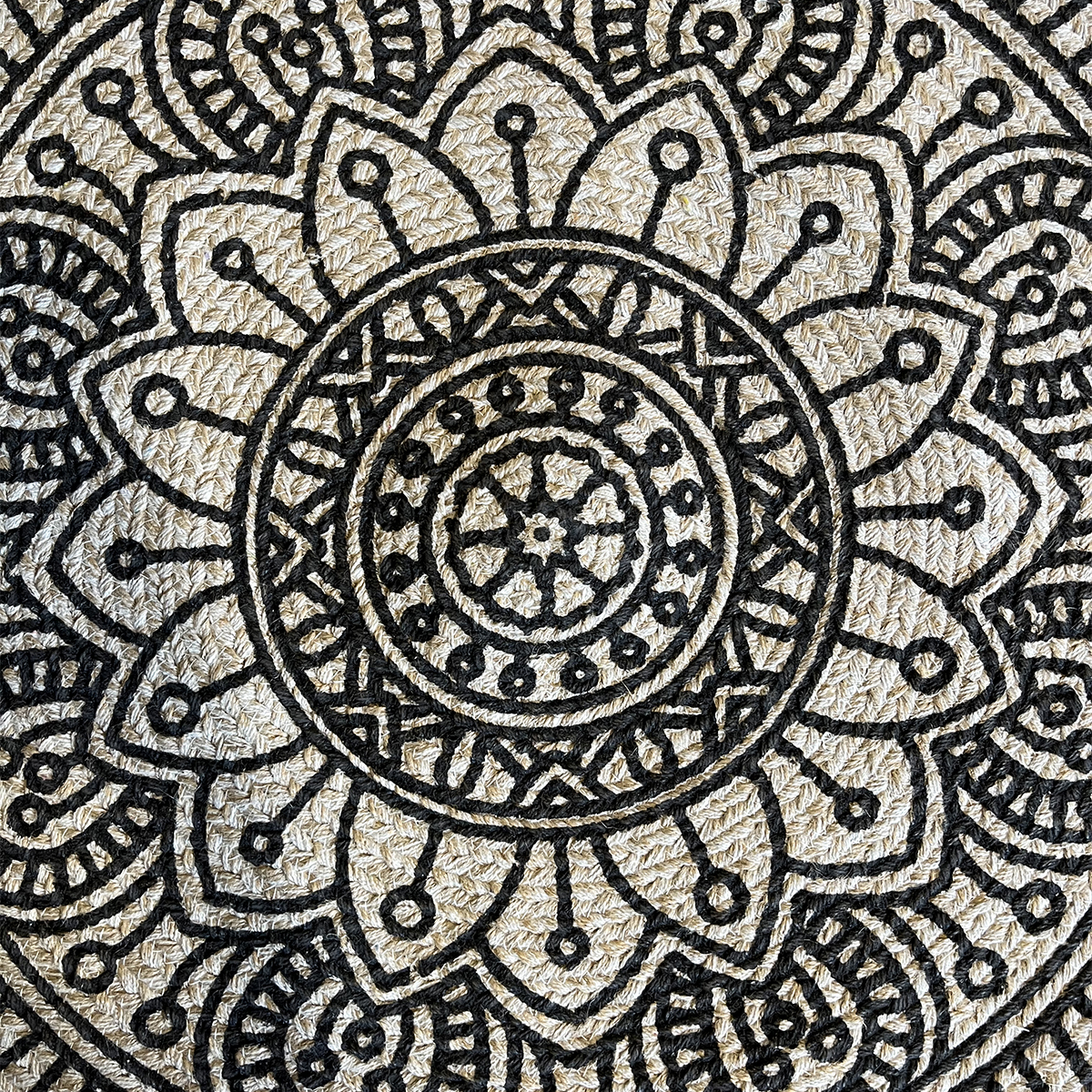 Carpet Mandala 90 cm - Natural