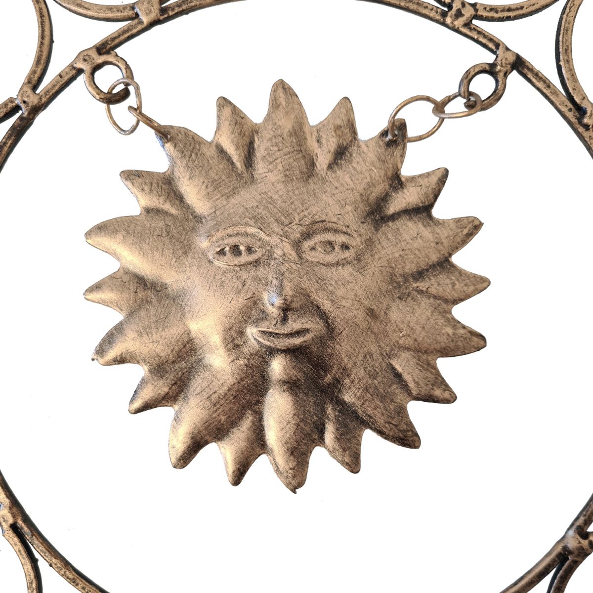 Sun and Bells metal chime 57 cm