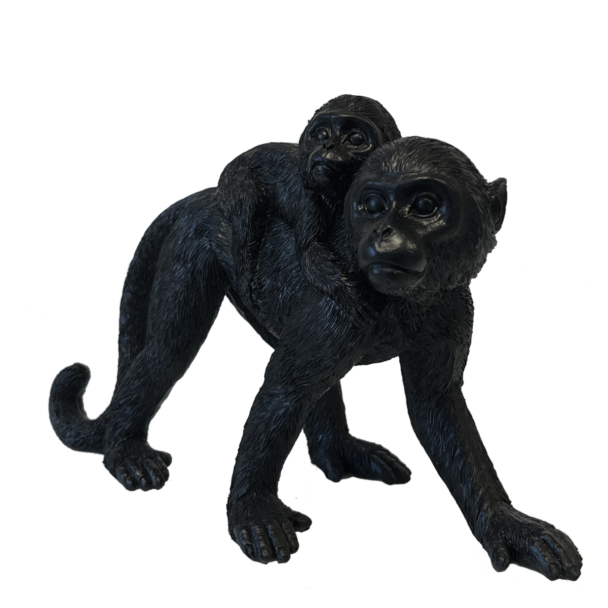 Decorative statuette Mother monkey and baby