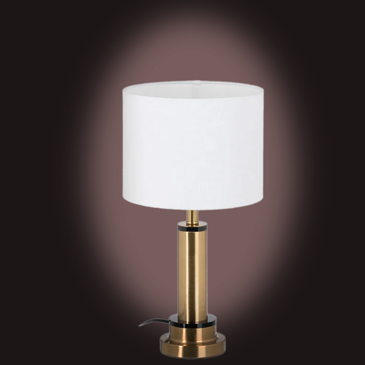 Gold metal lamp 43 cm