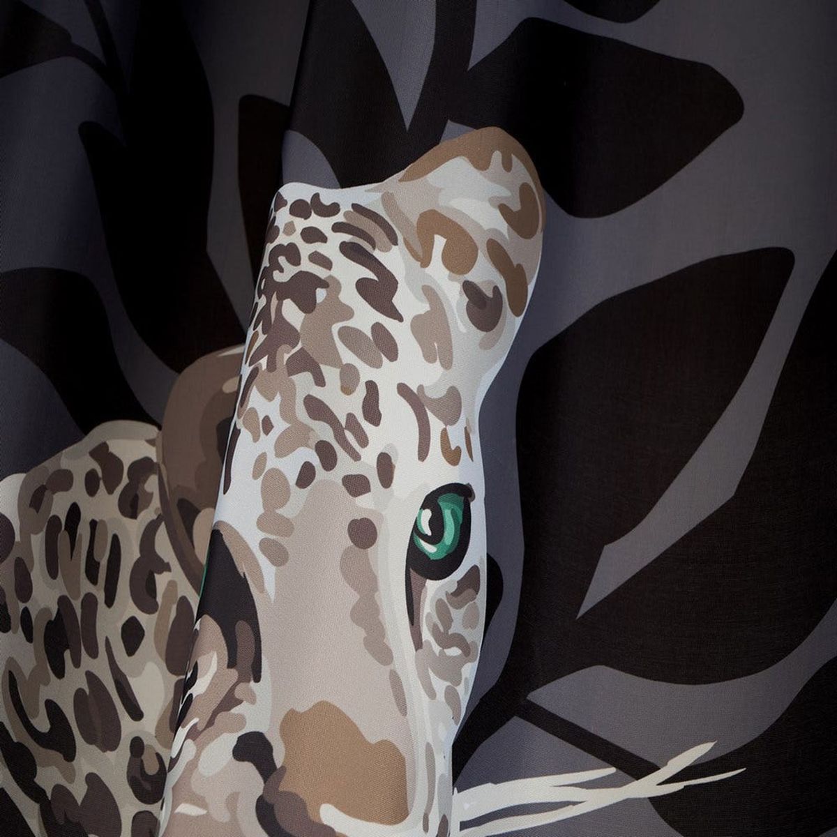Leopard shower curtain 180 x 200 cm