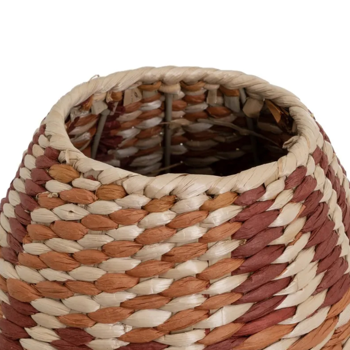 Large reed fiber vase 40 cm