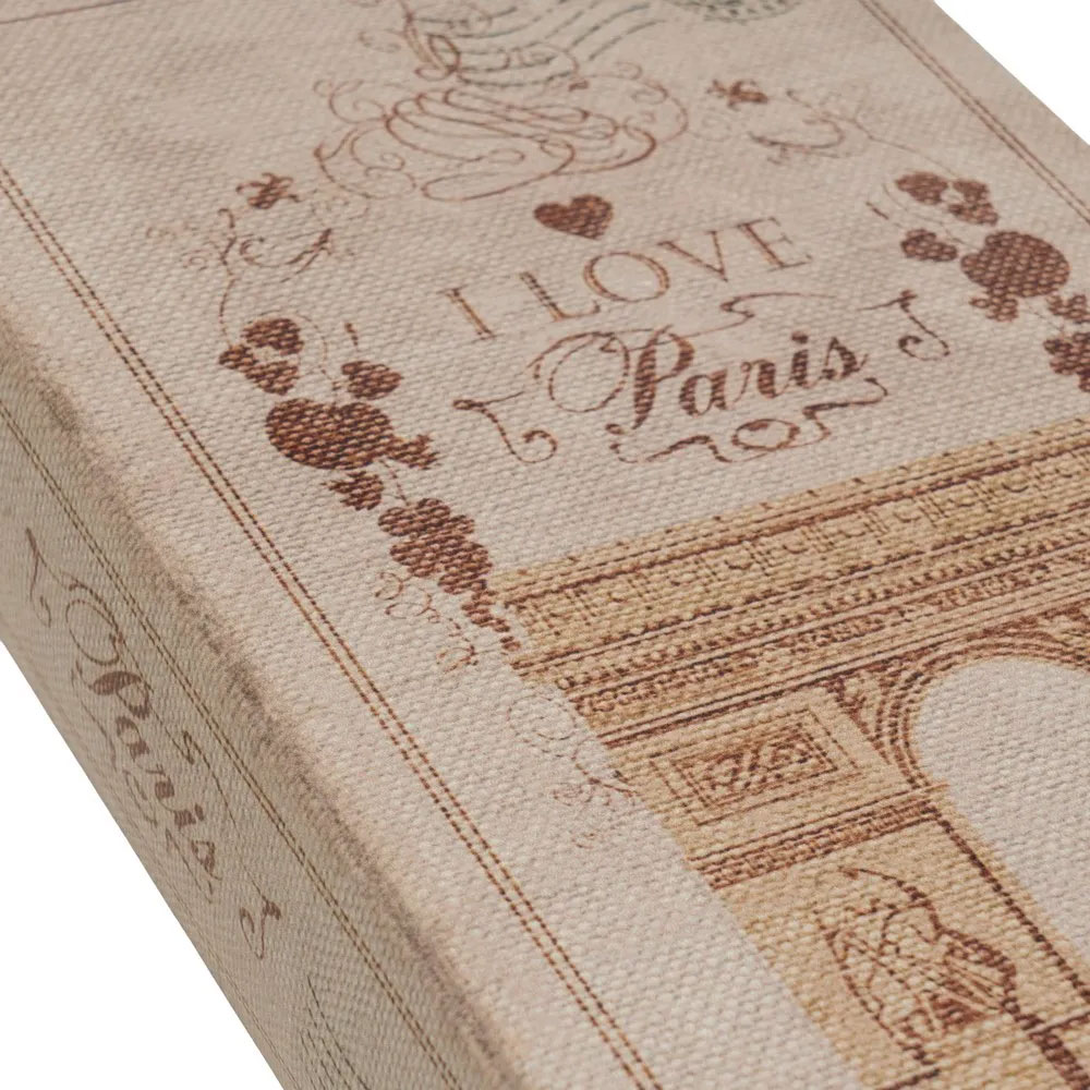 I Love Paris map safe book box