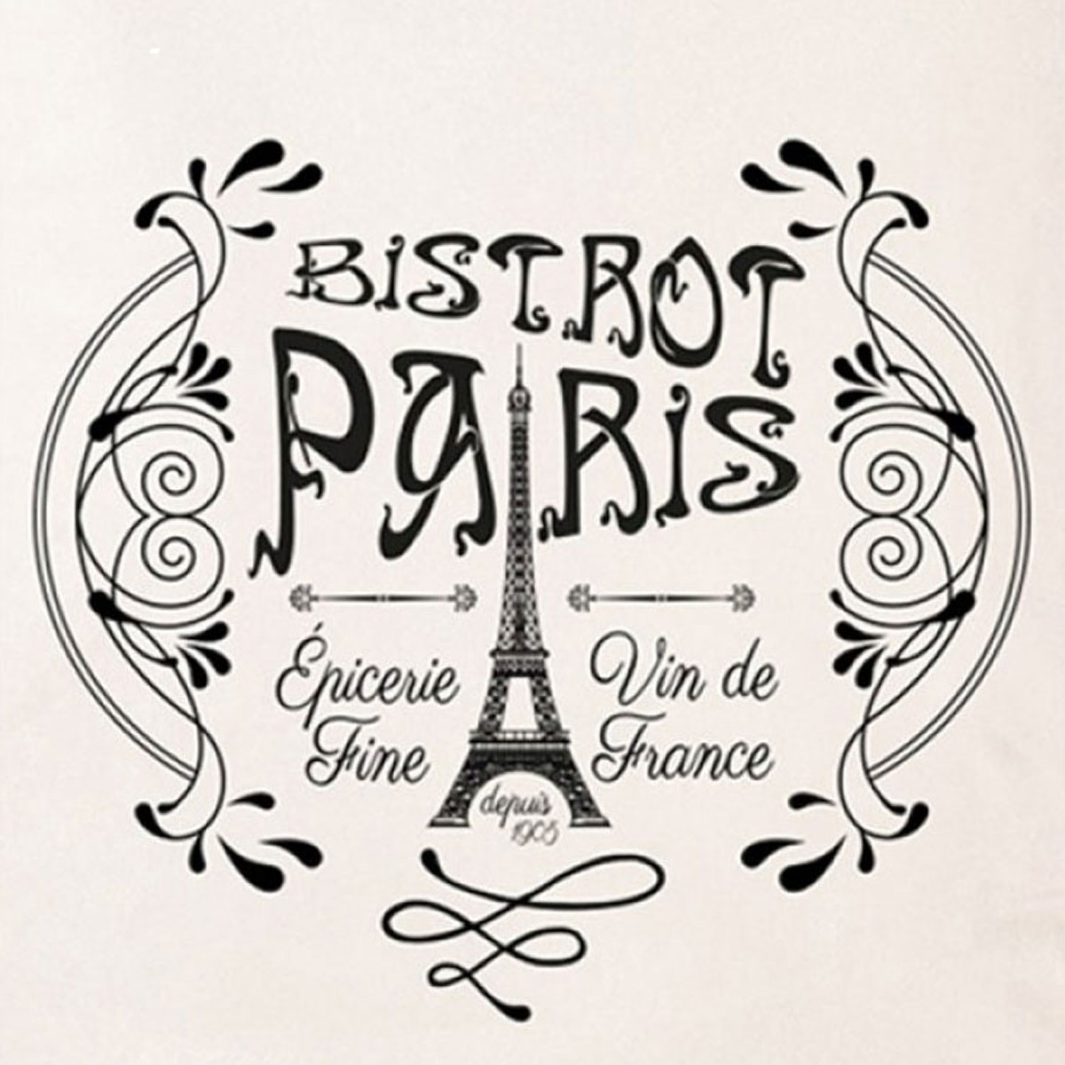 Paris Bistrot adult apron