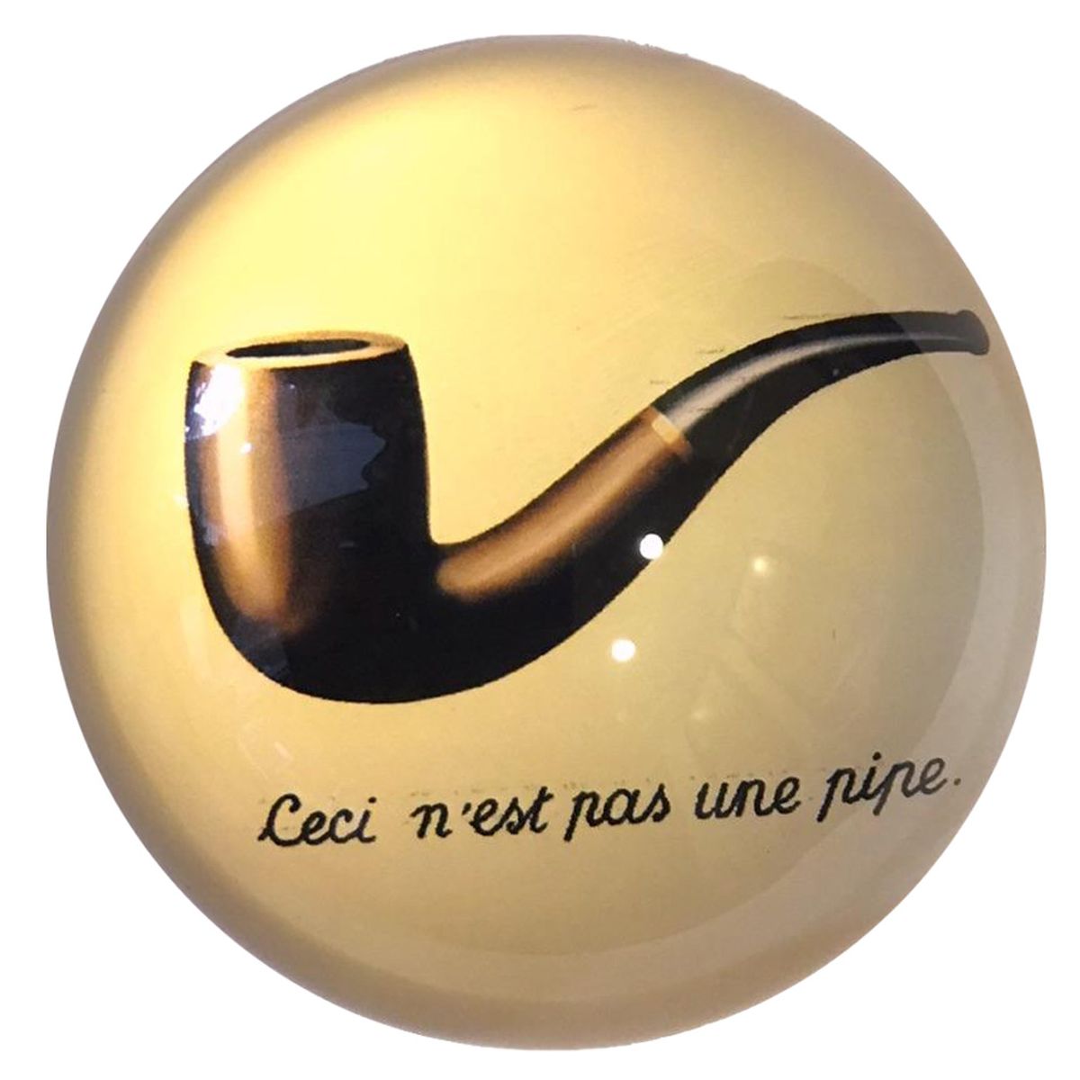Paperweight - This is Not a Pipe by MAGRITTE