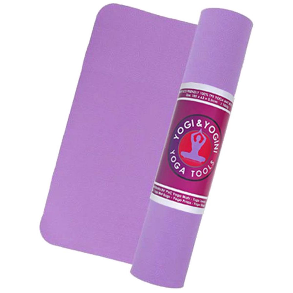 Yoga mat TPE purple 1000 grs