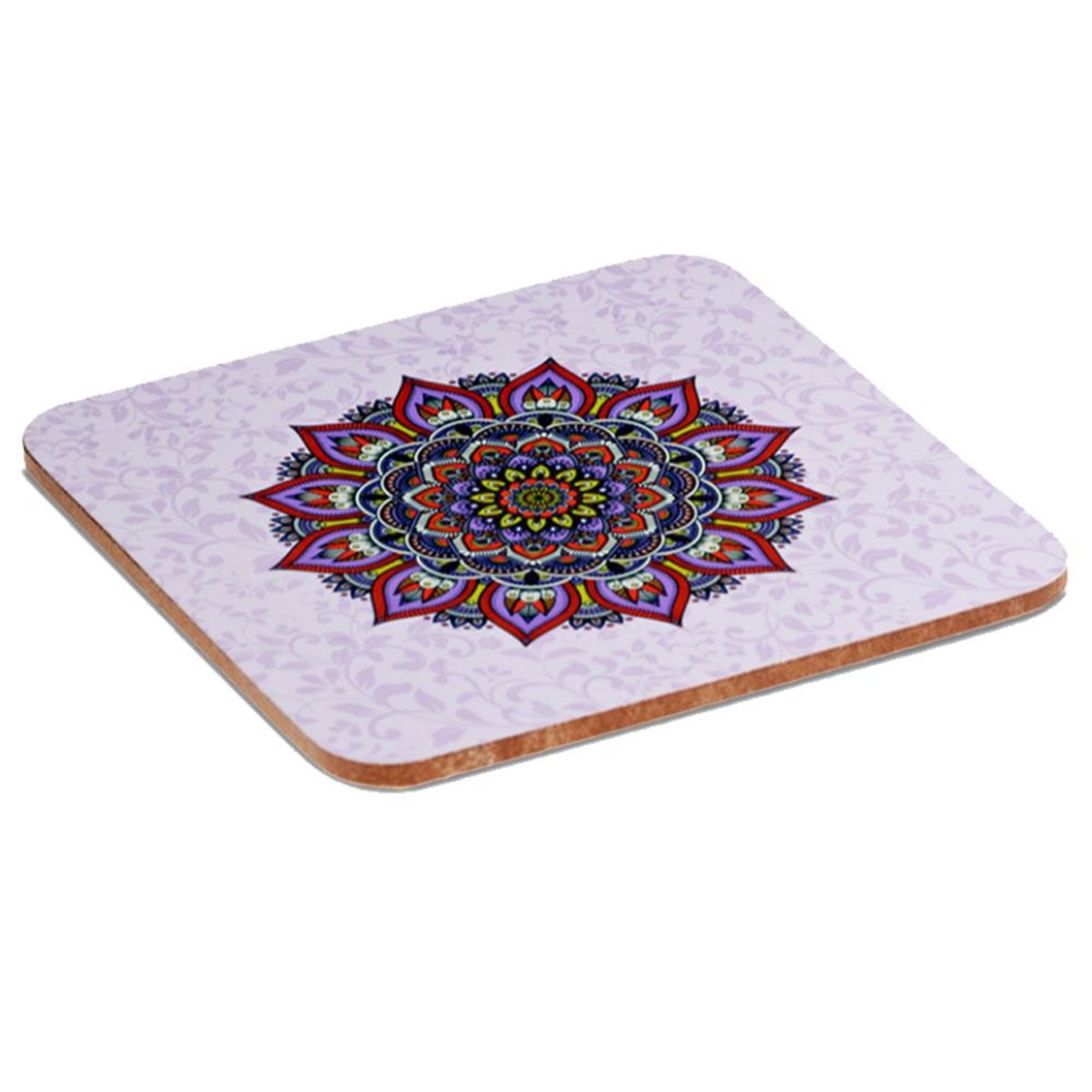 Coasters Mandala Purple set of 6