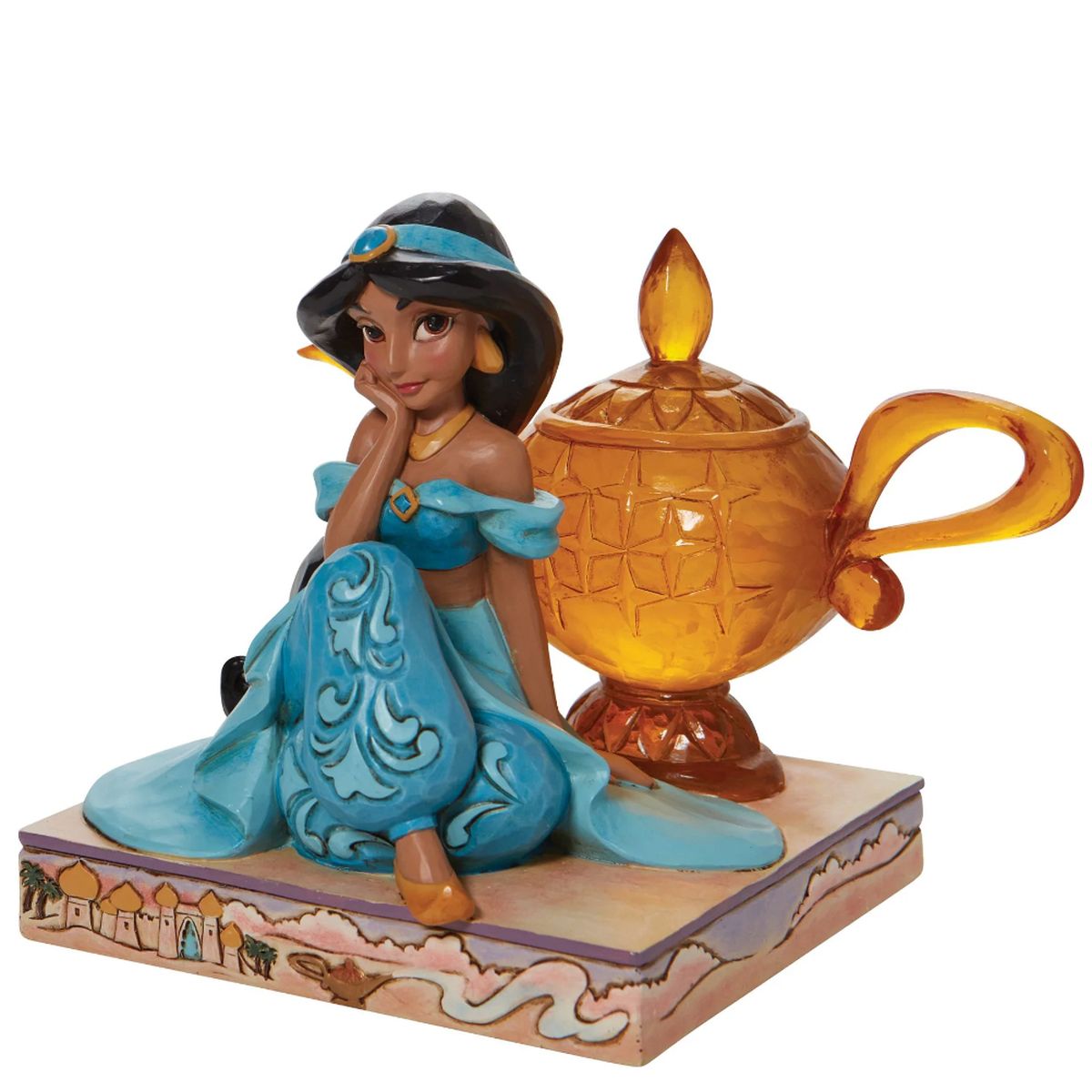 Jasmine and Genie Lamp Figurine