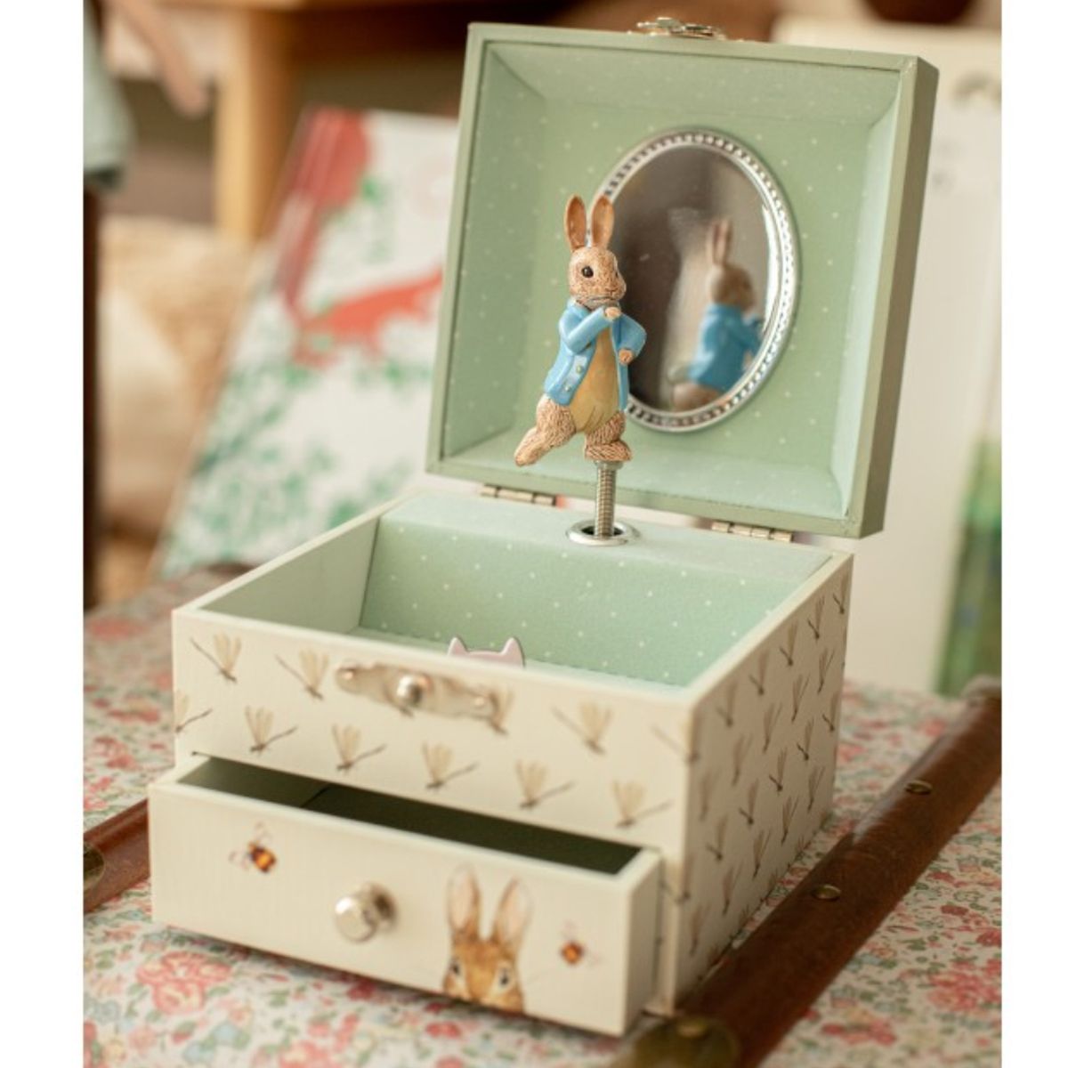 Peter Rabbit musical jewelry box