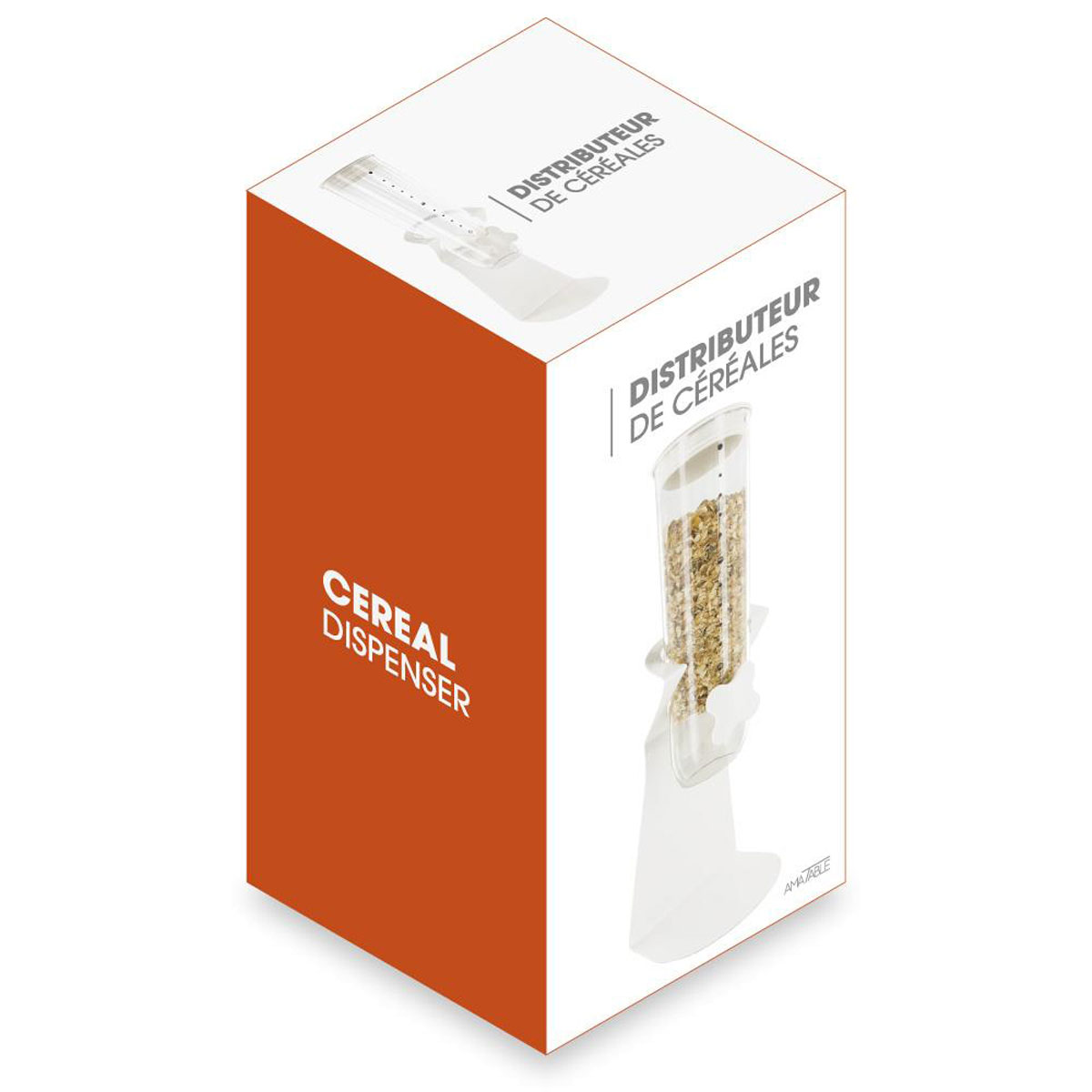 White Cereal Dispenser