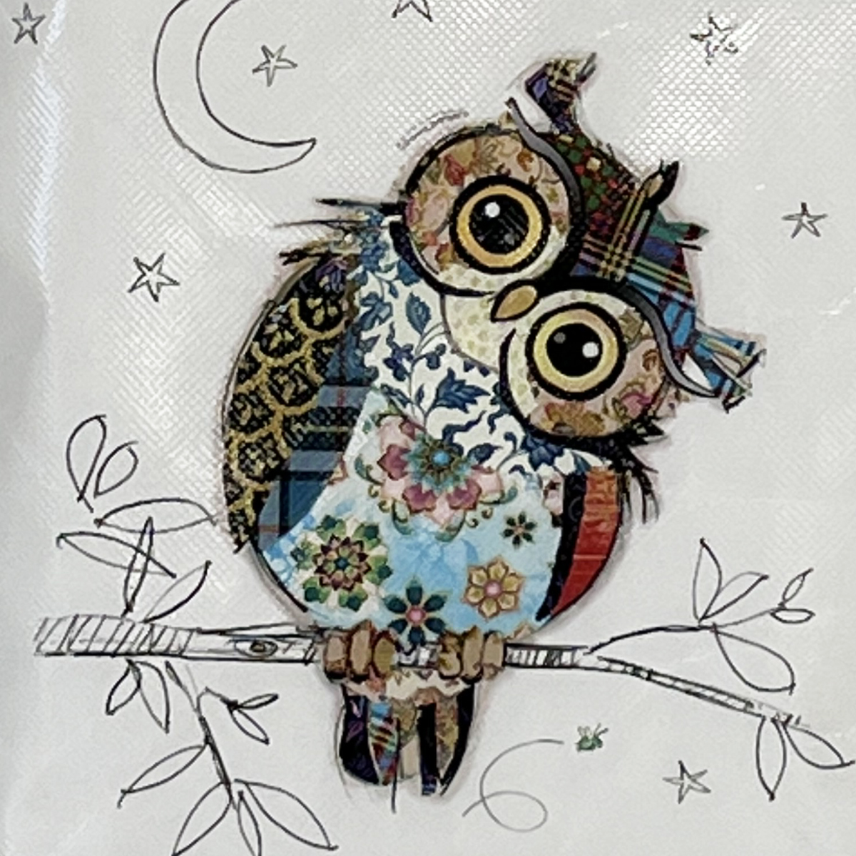 Kiub Collection Bug Art Owl Cool Bag