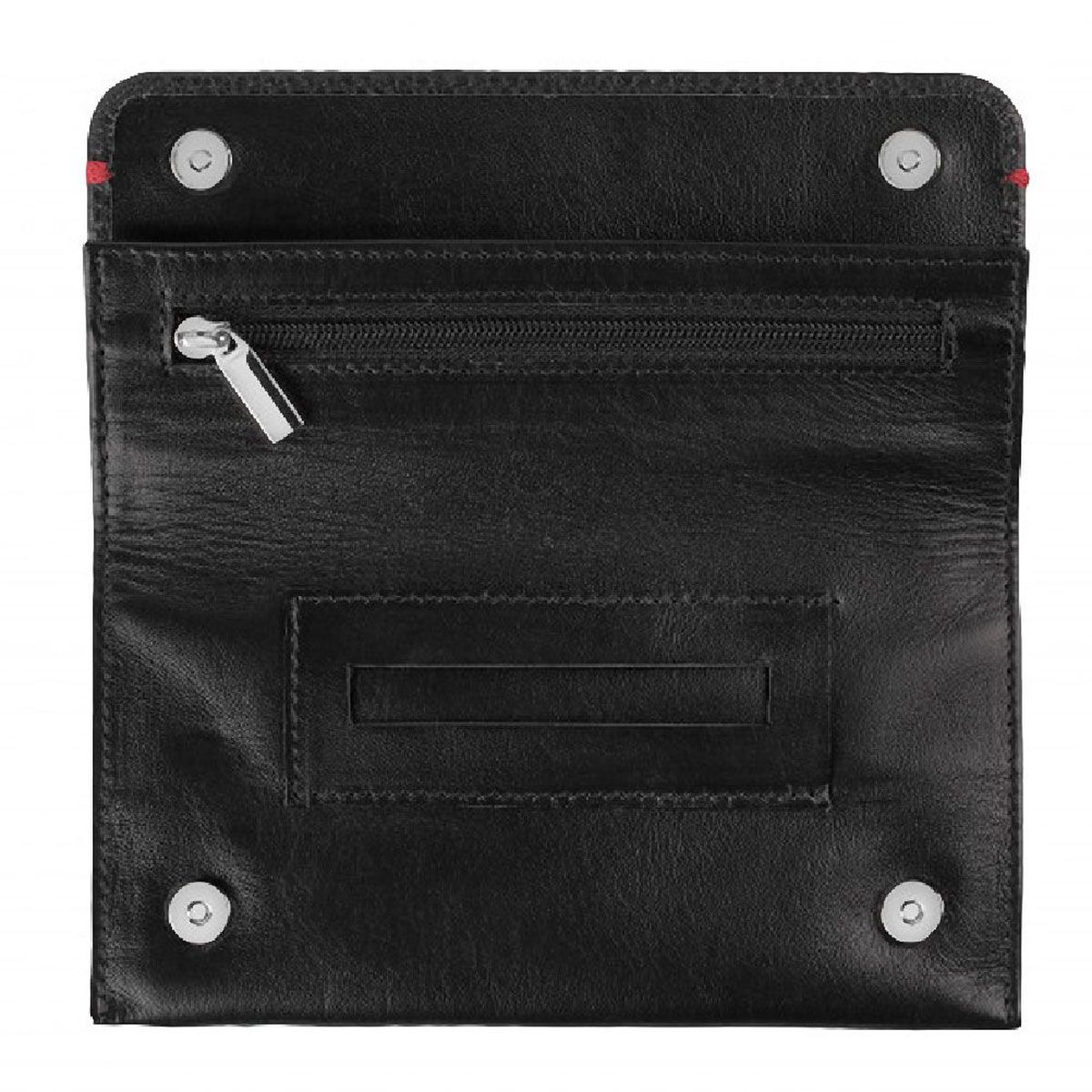 Zippo tobacco pouch in double textured leather