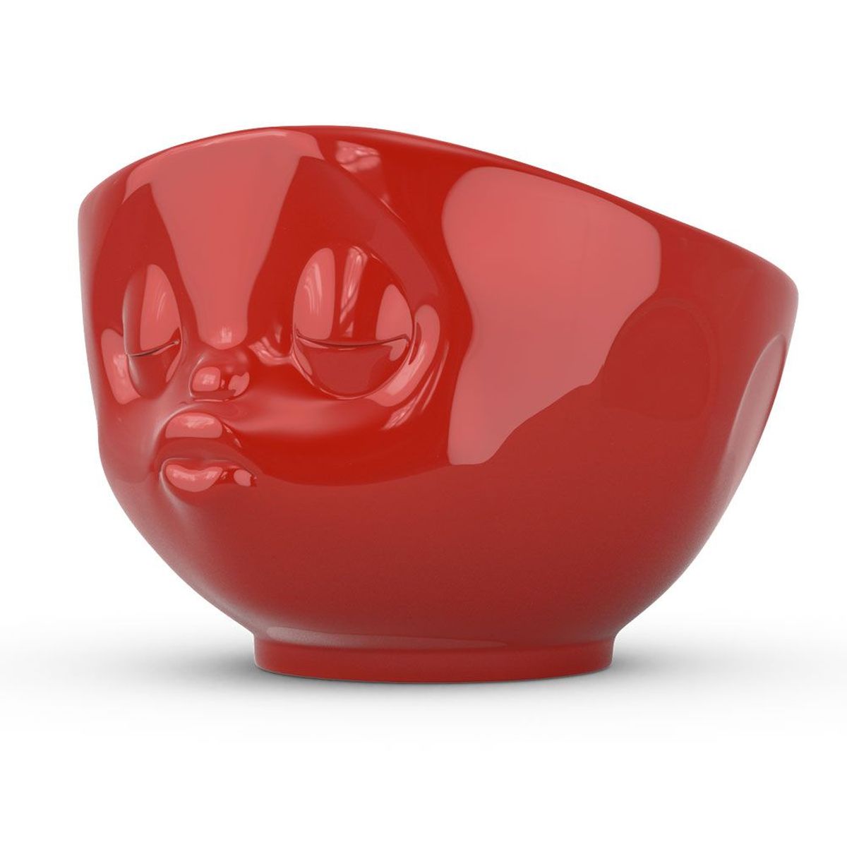 Large hotel porcelain bowl Tassen - Kissing red