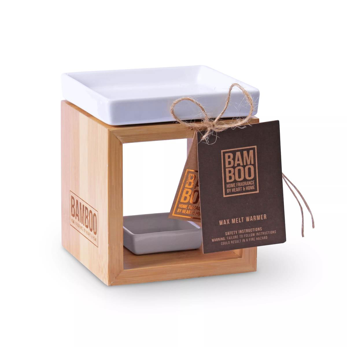 Heart and Home Bamboo Wax Diffuser