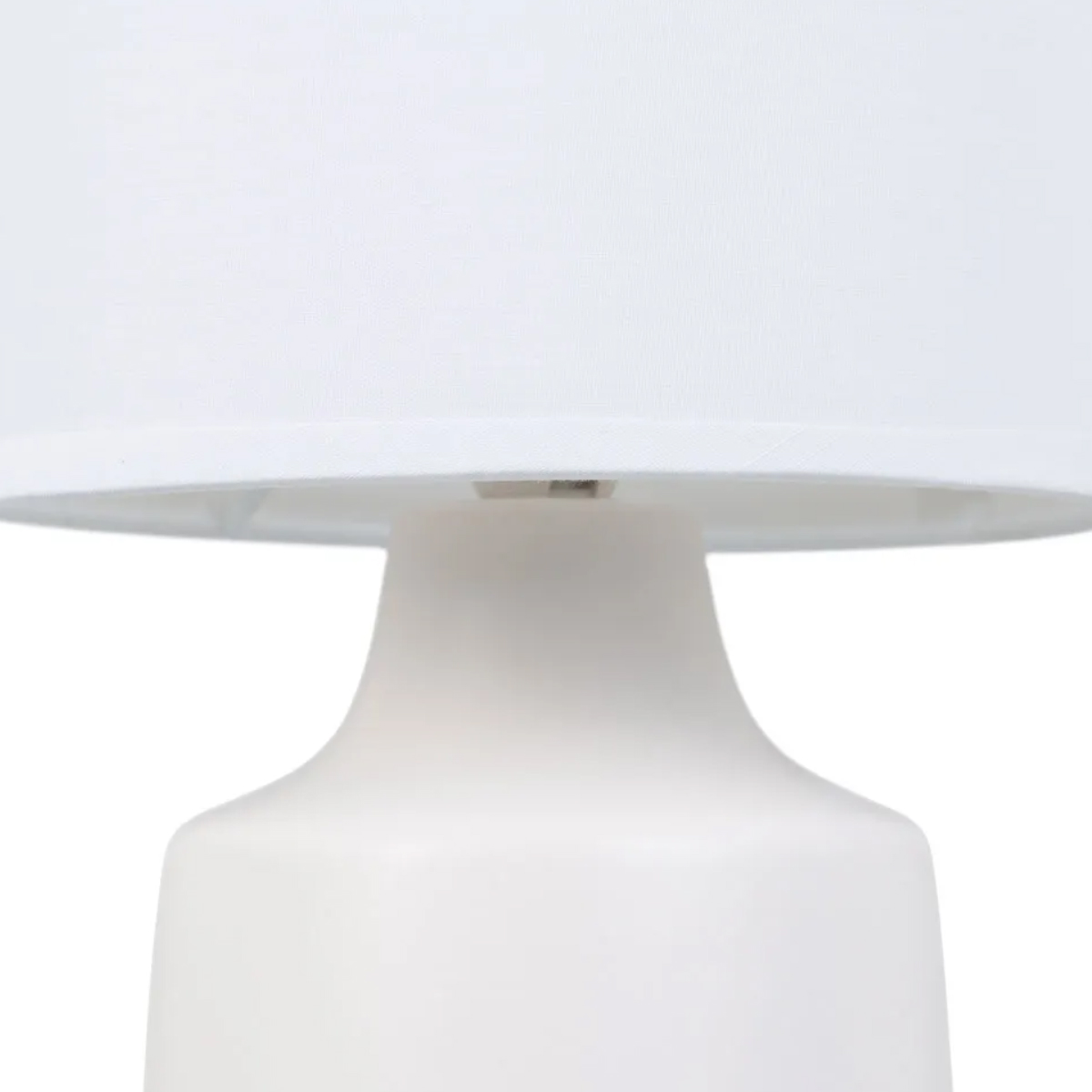 White ceramic lamp