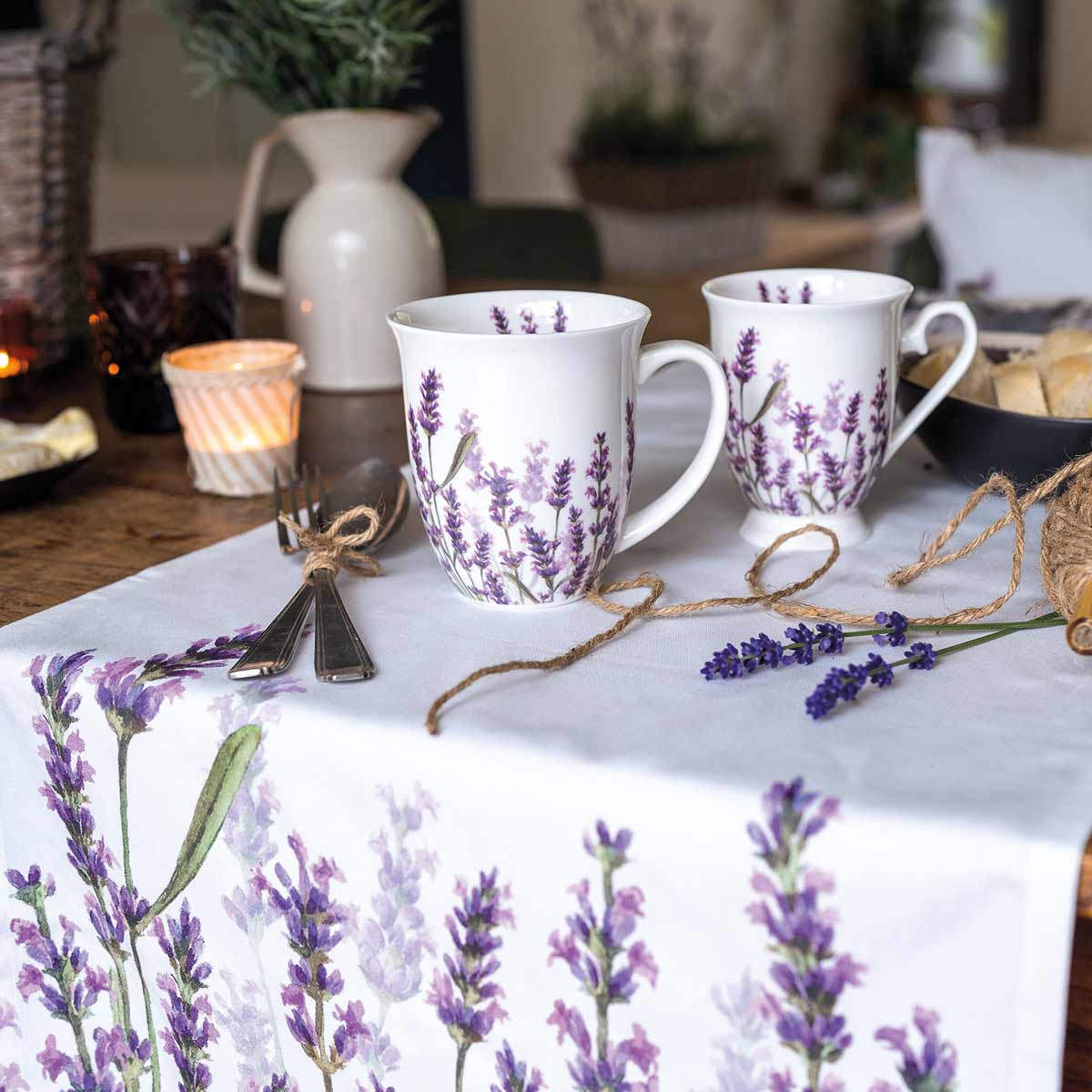 Fine Bone China Mug sprigs of lavender