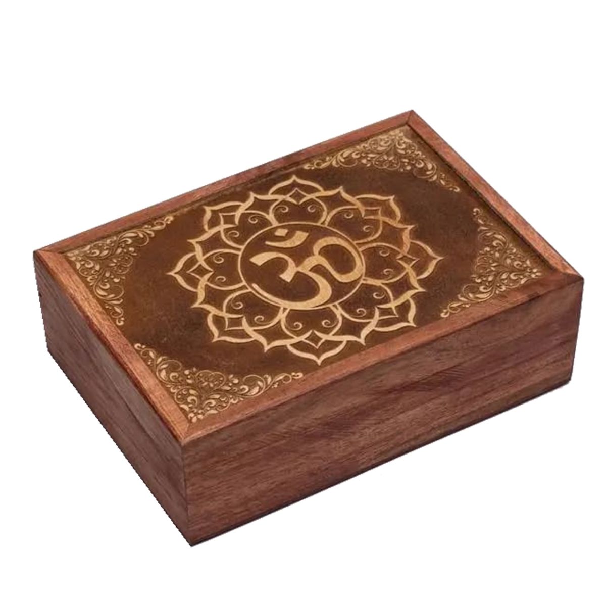 OM small box carved