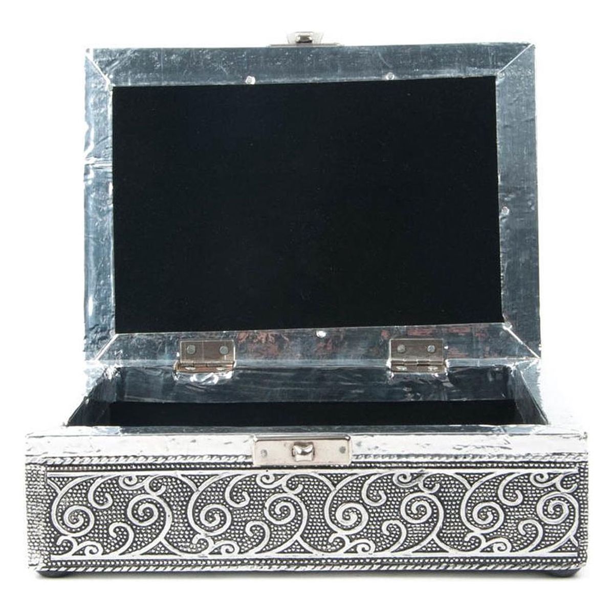 Tarot box Lotus silver colour