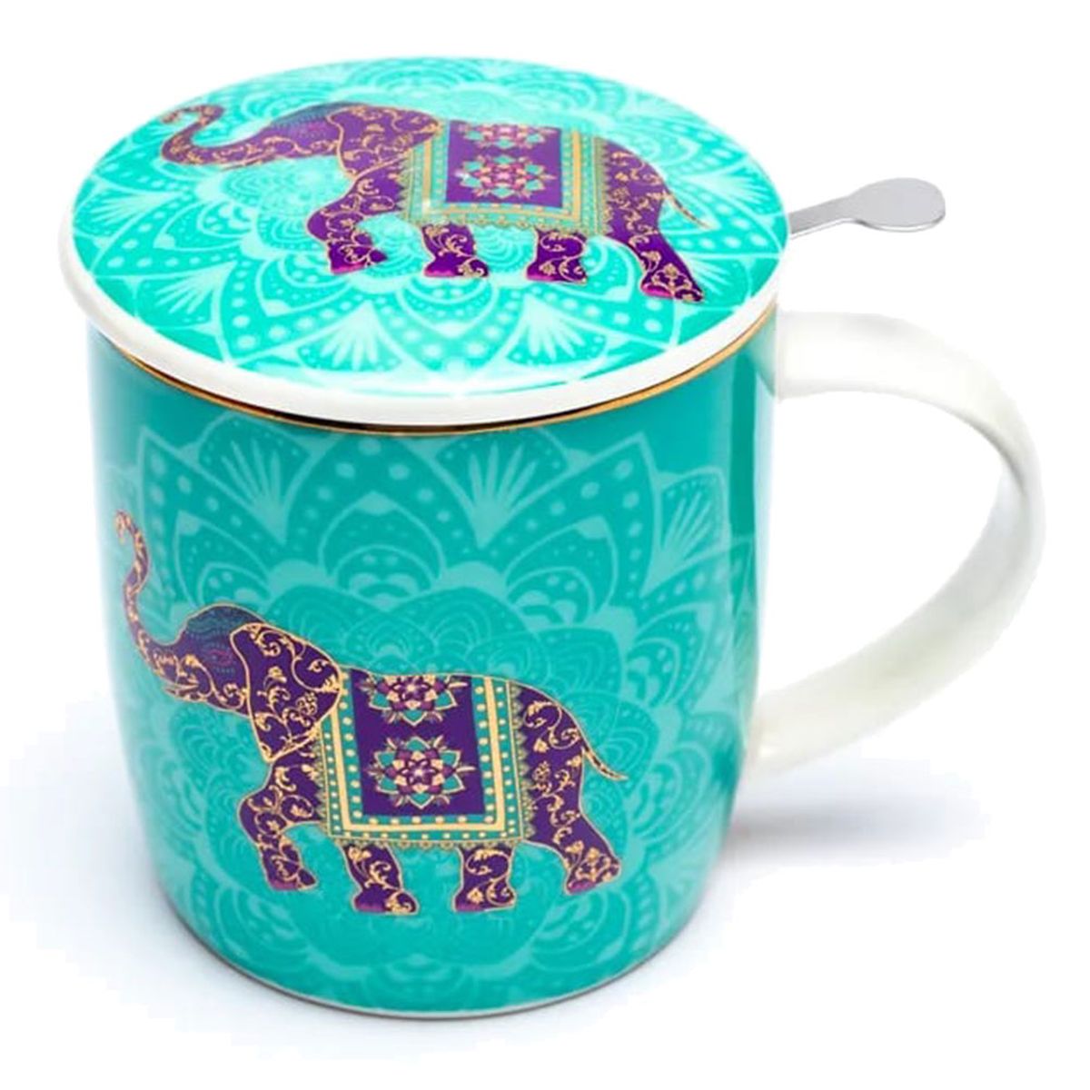 Gift box Tea Infuser Mug Elephant