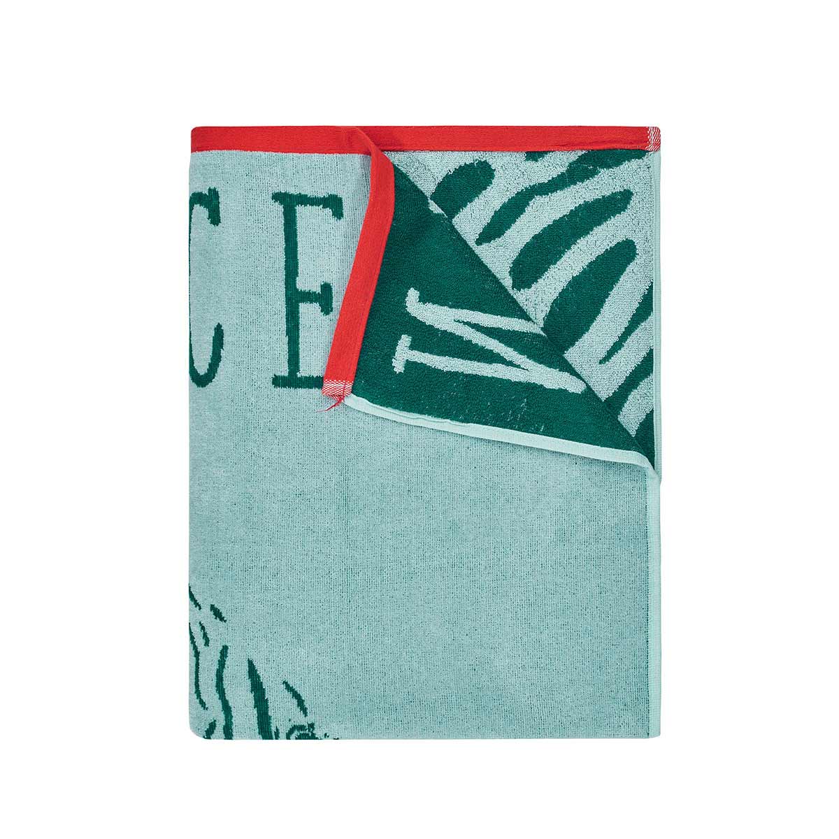 Velvet beach towel 100x180 cm - Blue Ocan