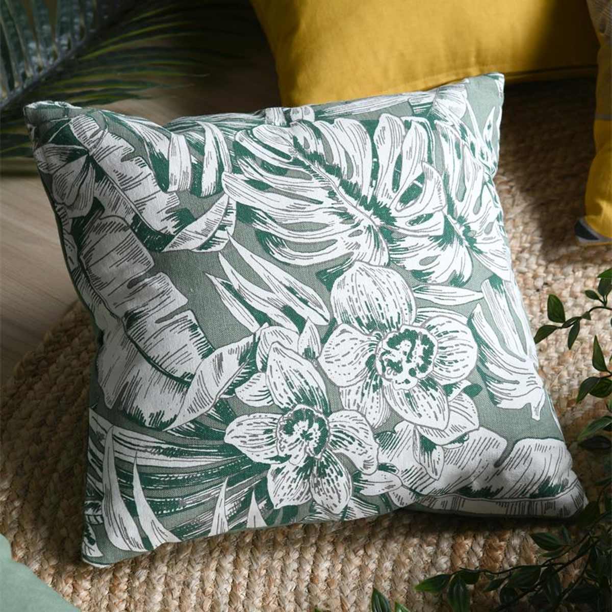 Cushion cover Amazonas green 40 x 40 cm