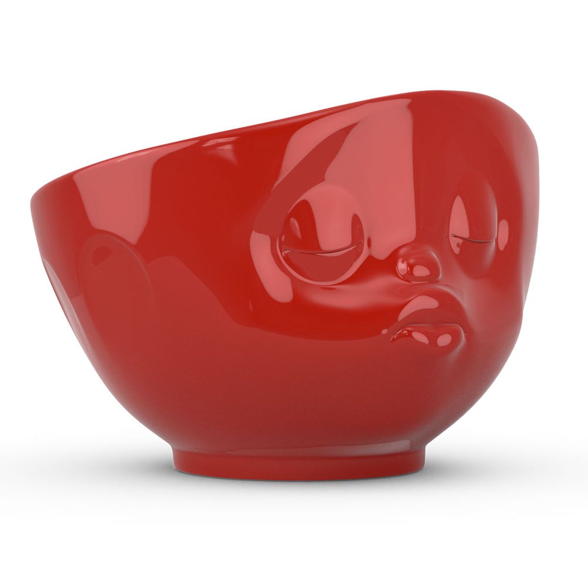 Large hotel porcelain bowl Tassen - Kissing red