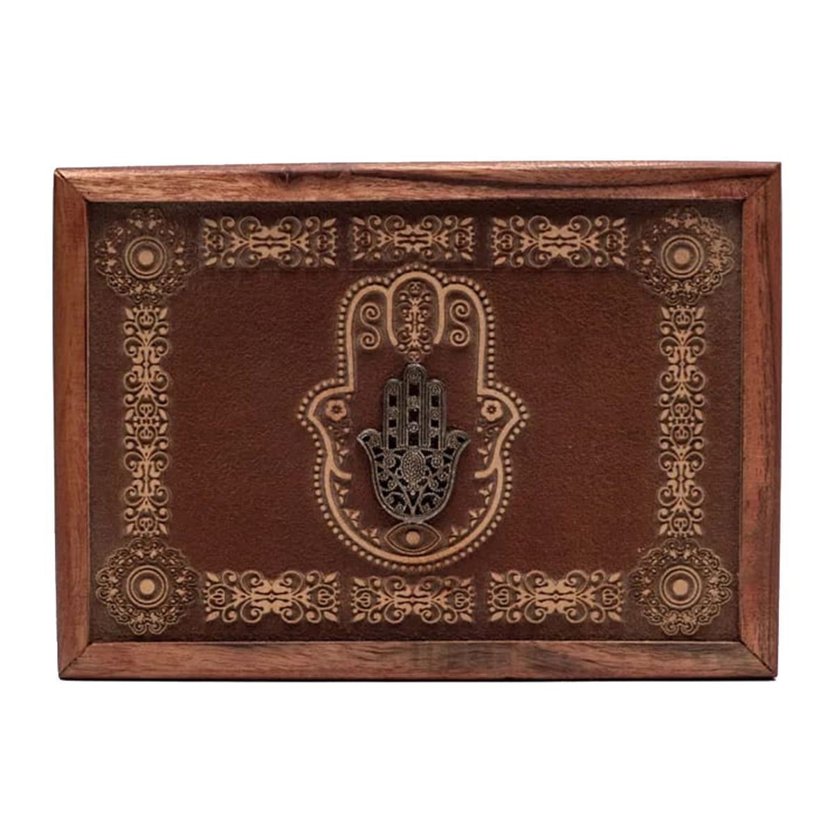 Fatima engraved small box carved
