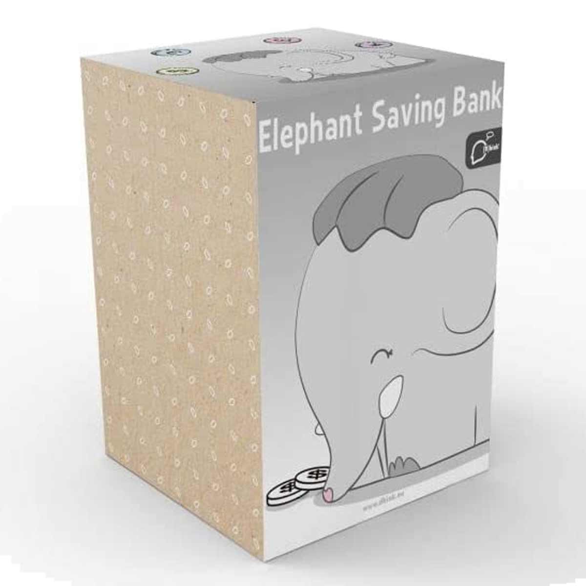 Gray elephant Money Box