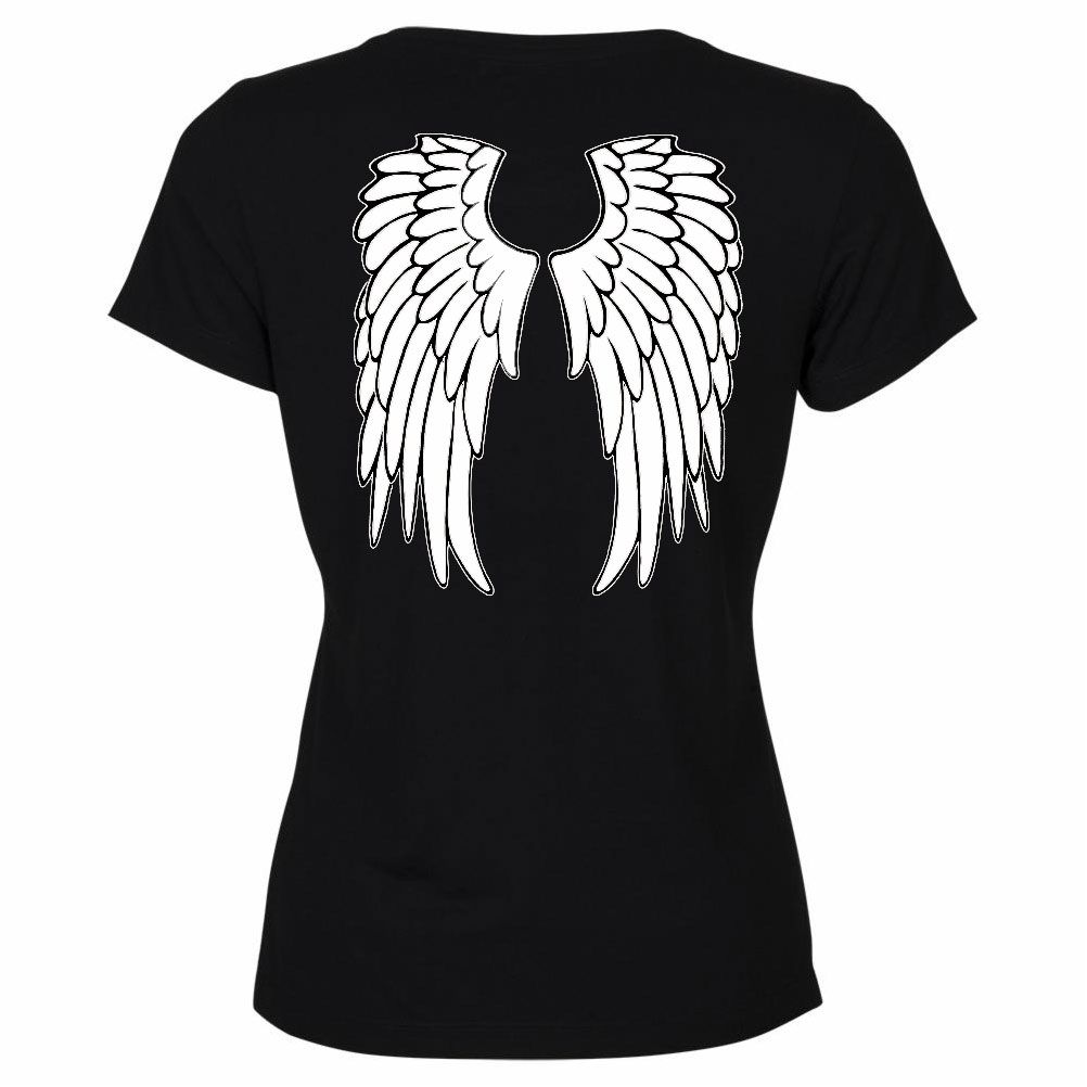 Angel Black Women Tee Shirt