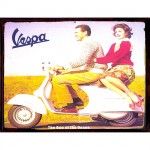 Small Collection plate metal Vespa The Den of the Vespa