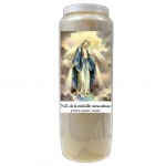 Miraculous Virgin prayer candle - Novena