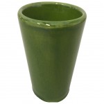 Old-fashioned ceramic espresso cup - Green