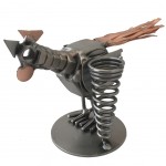 Pen holder in recycled metal elements - Cock