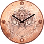 Clock Indian spirit 28 cm - Lotus