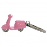 Scooter pink girly Keyring