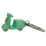 Scooter green girly Keyring