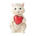 Cat heart statuette by Jim Shore