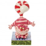 Candy Cane Cheer - Cheshire Cat Cane Tail Figurine