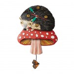 Allen Hedgehog and Mushroom Clock