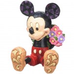 Mickey Mouse with Flowers Mini Figurine