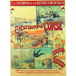 Poster Corsica  50 x 70 cm