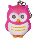 Owl Pink LED Keychains