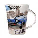 American blue old car Mug