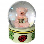 Pink Pig Mini glitter ball