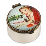 Pin-Up Pill box - Blue