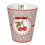 Cherry grey espresso cup