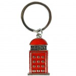 London metal keyring - Phone box